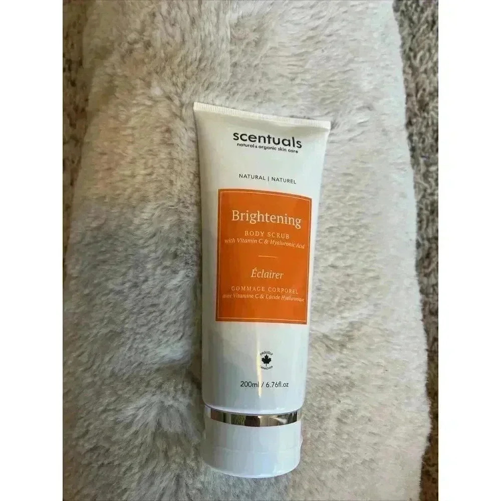 Scentuals Natural Brightening Body Scrub Exfoliator with Vitamin C 200ml